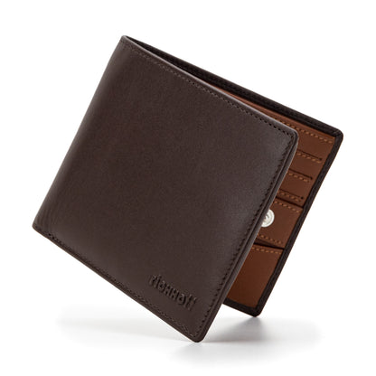 Wallet BICOLOR M men's leather, brown