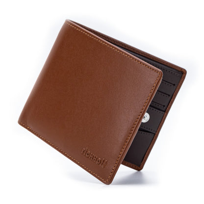 Wallet BICOLOR M men's leather, cognac