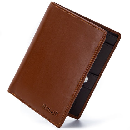 Wallet BICOLOR L men's leather, cognac