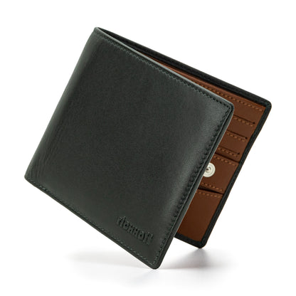 Wallet BICOLOR M men's leather, green