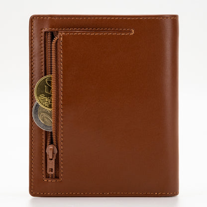 Wallet BICOLOR L men's leather, cognac