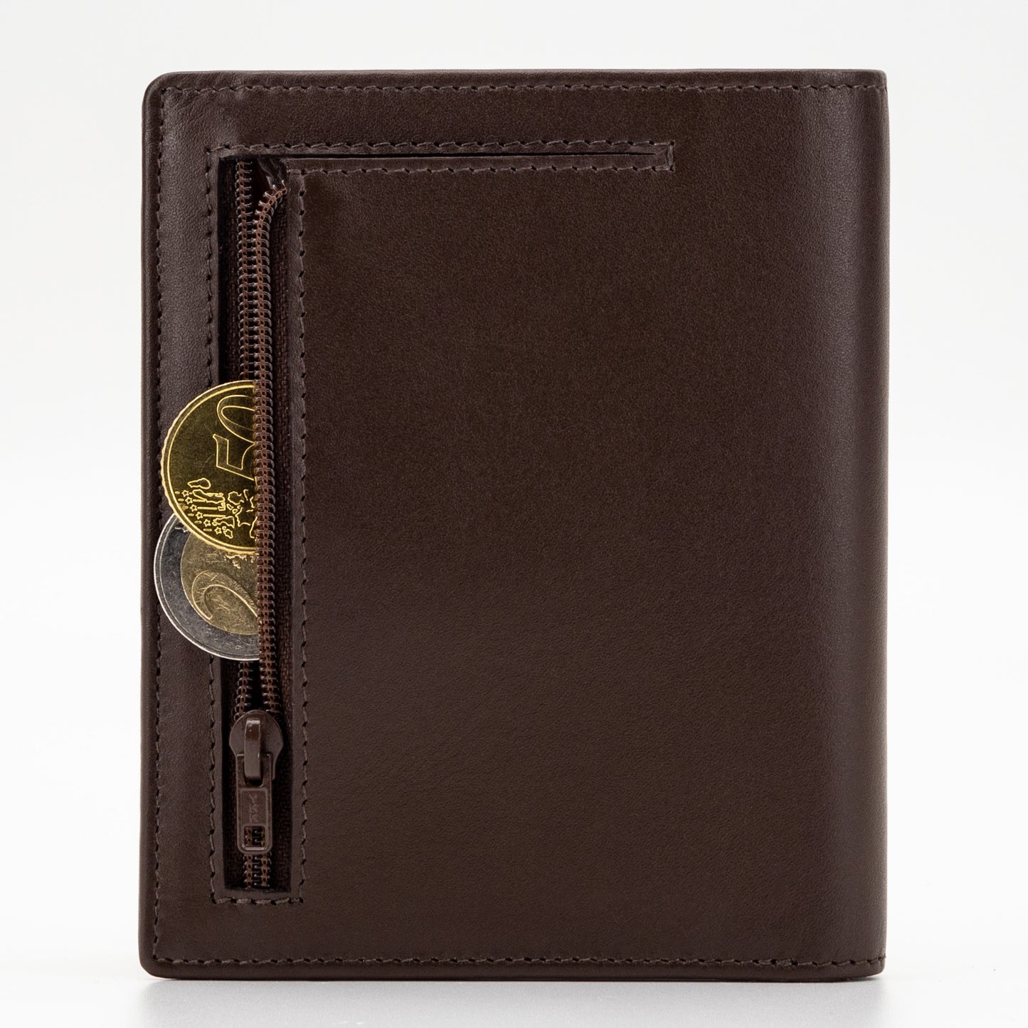 Wallet BICOLOR L men's leather, brown