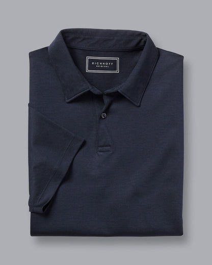 POLOSHIRT - Marineblau, Herren