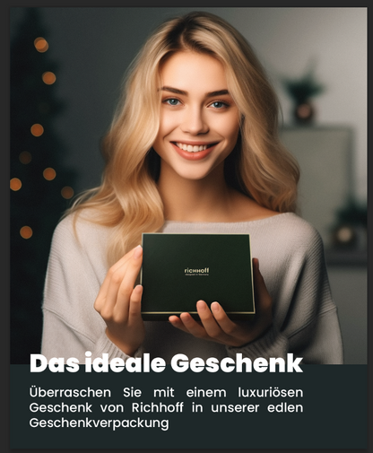 Geldbörse BICOLOR M Herren Leder, Blau